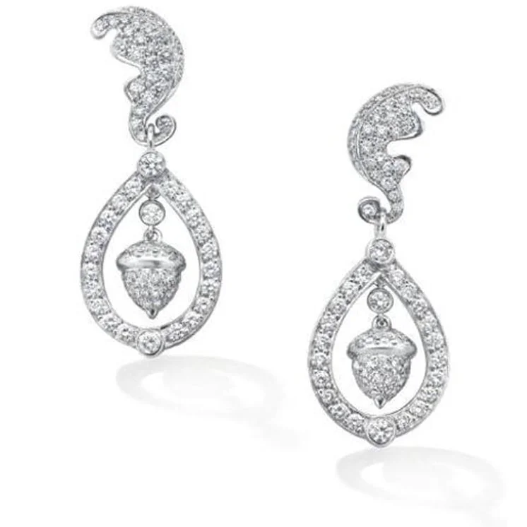 ROBINSON PELHAM ピアス Robinson Pelham Diamond Acorn Wedding Earrings — UFO No More
